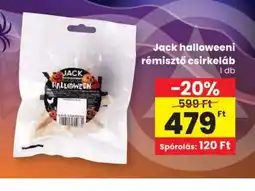Spar Jack halloweeni rémisztő csirkeláb ajánlat