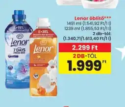 Spar Lenor öblítő ajánlat
