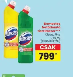 Spar Domestos fertőtlenítő tisztítszer ajánlat