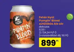 Spar Fehér Nyúl Pumpin’ Blood sütőtökös Ale sör ajánlat