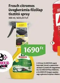 EcoFamily Frosch citromos üvegkerámia-főzőlap tisztító spray ajánlat