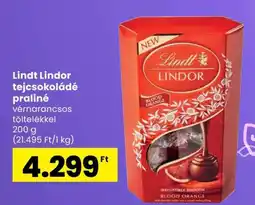 Spar Lindt Lindor tejcsokoládé praliné ajánlat