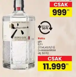 Spar Roku gin ajánlat