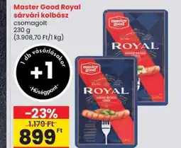 Spar Master Good Royal sárvári kolbász ajánlat
