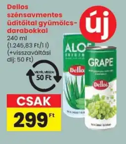 Spar Dellos szénsavmentes üdítőital gyümölcs- darabokkal ajánlat