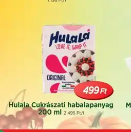 Real Hulala Cukrászati habalapanyag ajánlat