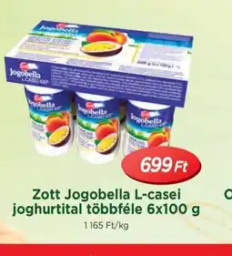 Real Zott Jogobella L-casei joghurtital ajánlat