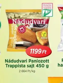Real Nádudvari Panírozott Trappista sajt ajánlat