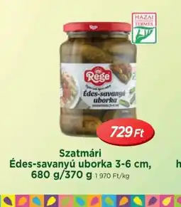 Real Szatmári Édes-savanyú uborka ajánlat