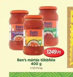 Real Ben's mártás többféle ajánlat