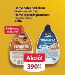 EcoFamily Hamé halas pástétom ajánlat