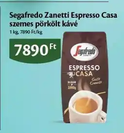 EcoFamily Segafredo Zanetti Espresso Casa szemes pörkölt kávé ajánlat