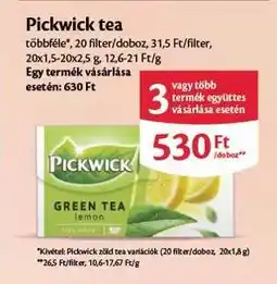EcoFamily Pickwick Tea ajánlat