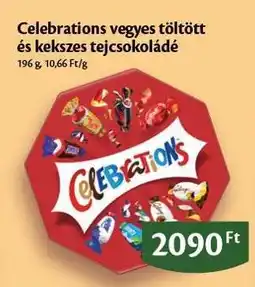 EcoFamily Celebrations vegyes töltött és kekszes tejcsokoládé ajánlat