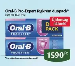 EcoFamily ORAL-B PRO-EXPERT FOGKRÉM DUOPACK ajánlat