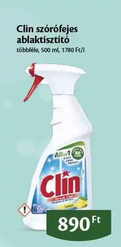 EcoFamily Clin szórófejes ablaktisztító ajánlat