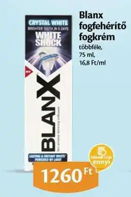 EcoFamily BlanX fogfehérítő fogkrém ajánlat
