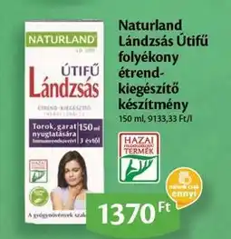 EcoFamily Naturland Lándzsás Útifű folyékony étrend-kiegészítő készítmény ajánlat