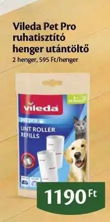 EcoFamily Vileda Pet Pro ruhatisztító henger utántöltő ajánlat