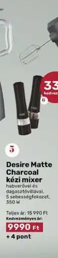 EcoFamily Desire Matte Charcoal kézi mixer ajánlat