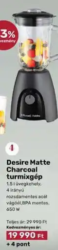 EcoFamily Desire Matte Charcoal turmixgép ajánlat