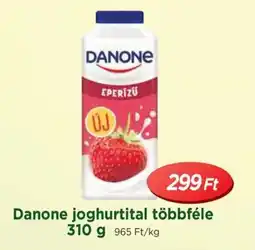 Real Danone joghurtital többféle ajánlat