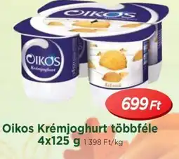 Real Oikos Krémjoghurt többféle ajánlat
