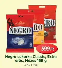 Real Negro cukorka Classic, Extra erős, Mézes ajánlat