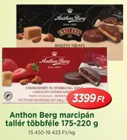 Real Anthon Berg marcipán tallér többféle ajánlat
