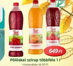 Real Pölöskei szirup többféle ajánlat