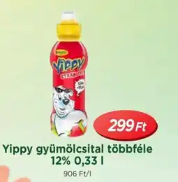 Real Yippy gyümölcsital többféle 12% ajánlat
