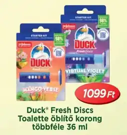 Real Duck Fresh Discs Toalette öblítő korong többféle ajánlat
