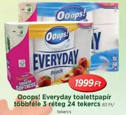Real Ooops! Everyday toalettpapír többféle 3 réteg ajánlat