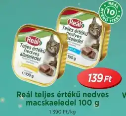 Real Reál teljes értékű nedves macskaeledel ajánlat