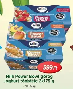 Real Milli Power Bowl görög joghurt többféle ajánlat