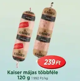 Real Kaiser májas többféle ajánlat
