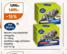 Müller Pet Bistro Nedves macskaeledel ajánlat