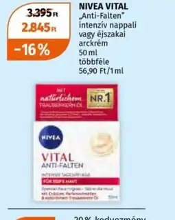 Müller Nivea Vital Anti-Falten arckrém ajánlat
