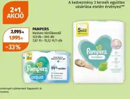 Müller Pampers Nedves törlőkendő ajánlat