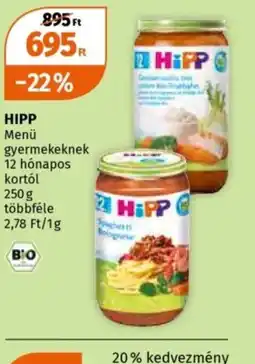 Müller Hipp Menü ajánlat
