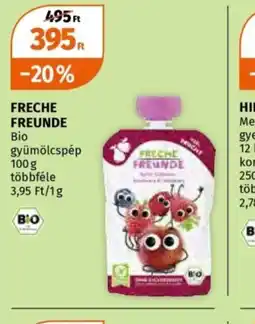 Müller Freche Freunde Bio gyümölcspép ajánlat