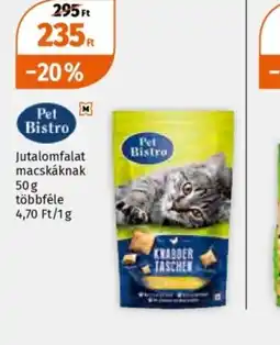Müller Pet Bistro jutalomfalat macskáknak ajánlat