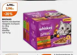 Müller Whiskas Nedves macskaeledel ajánlat