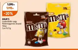 Müller M&M's Csokoládés vagy földimogyors drazsé ajánlat