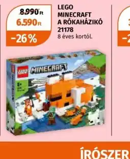 Müller Lego Minecraft A rkaházik ajánlat