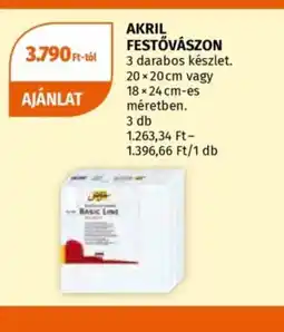 Müller Akril Festővászon ajánlat