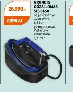 Müller Grundig Gőzállomás SIS 6450 ajánlat