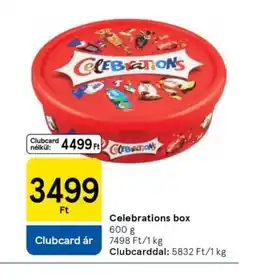 Tesco Celebrations box ajánlat