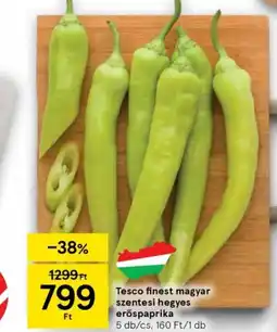 Tesco Tesco Finest magyar szentesi hegyes erőspaprika ajánlat