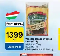 Tesco Vecsési darabos vegyes savanyúság ajánlat